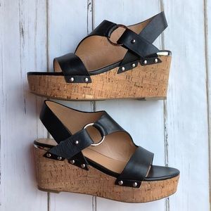 Marc Fisher Rana Platform Wedge Sandal Size 7.5